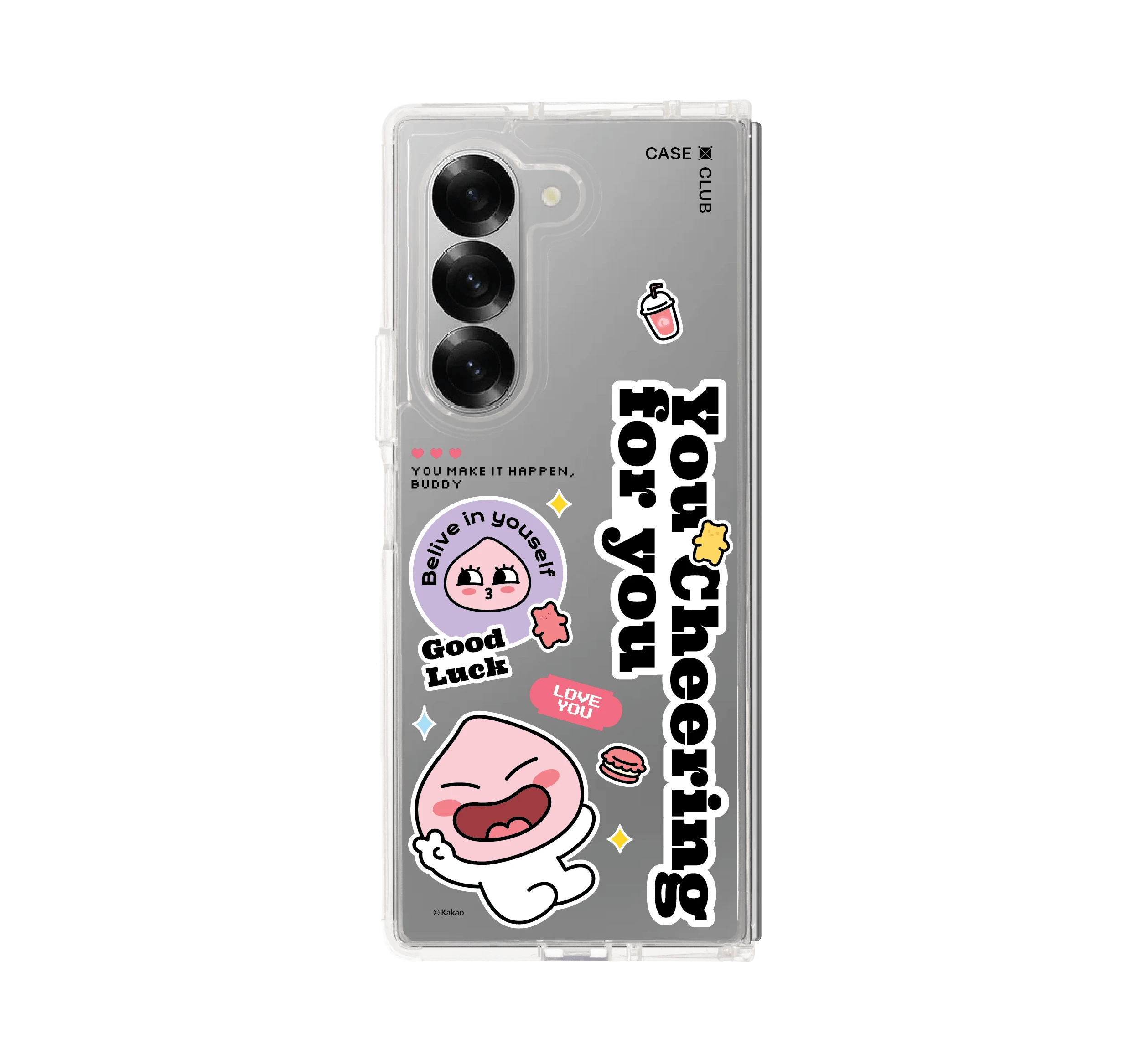 เคสใส samsung galaxy z fold 6 kakao quote apeach